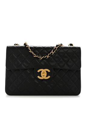 Chanel Lambskin Quilted Xl Jumbo Single #325618C36B